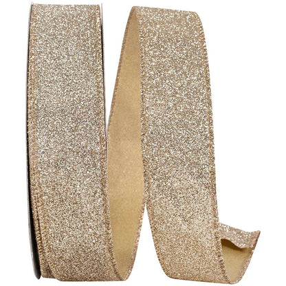 Glitter Metallic Display, Gold/silver, 1-1/2 In, 25 Yards - Bria Blair Creative