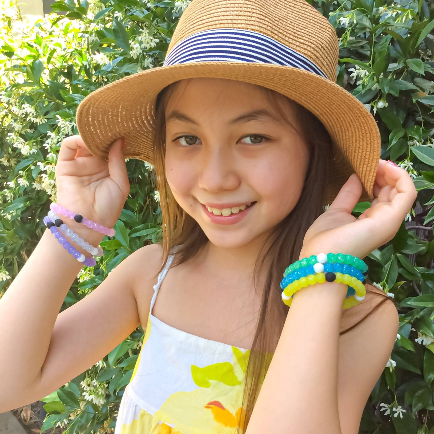 Glitter Silicone Beaded Bubble Bracelets - Assorted Colors - Bria Blair Creative