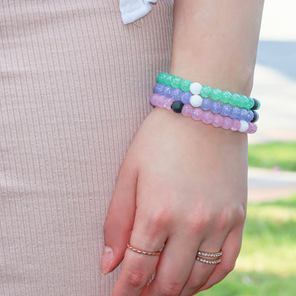 Glitter Silicone Beaded Bubble Bracelets - Assorted Colors - Bria Blair Creative