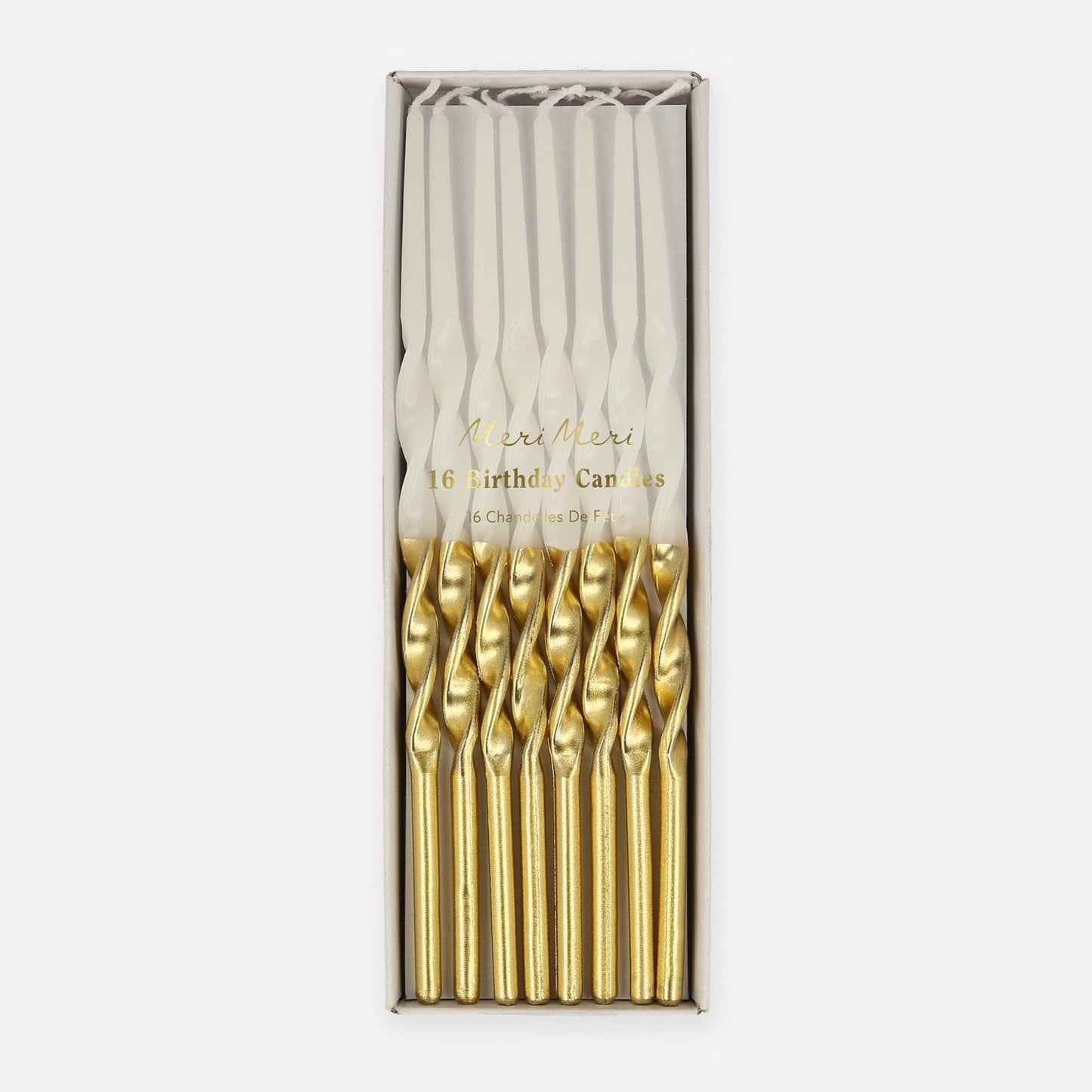 Gold Dipped Twisted Candles - Bria Blair Creative
