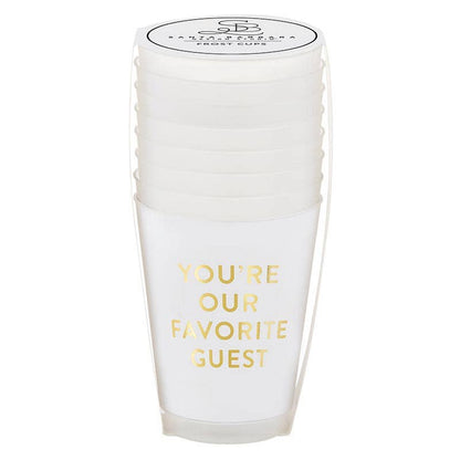 Gold Foil Frost Cup - Favorite Guest - Bria Blair Creative