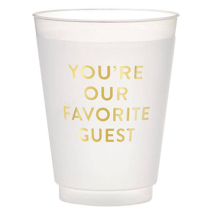 Gold Foil Frost Cup - Favorite Guest - Bria Blair Creative