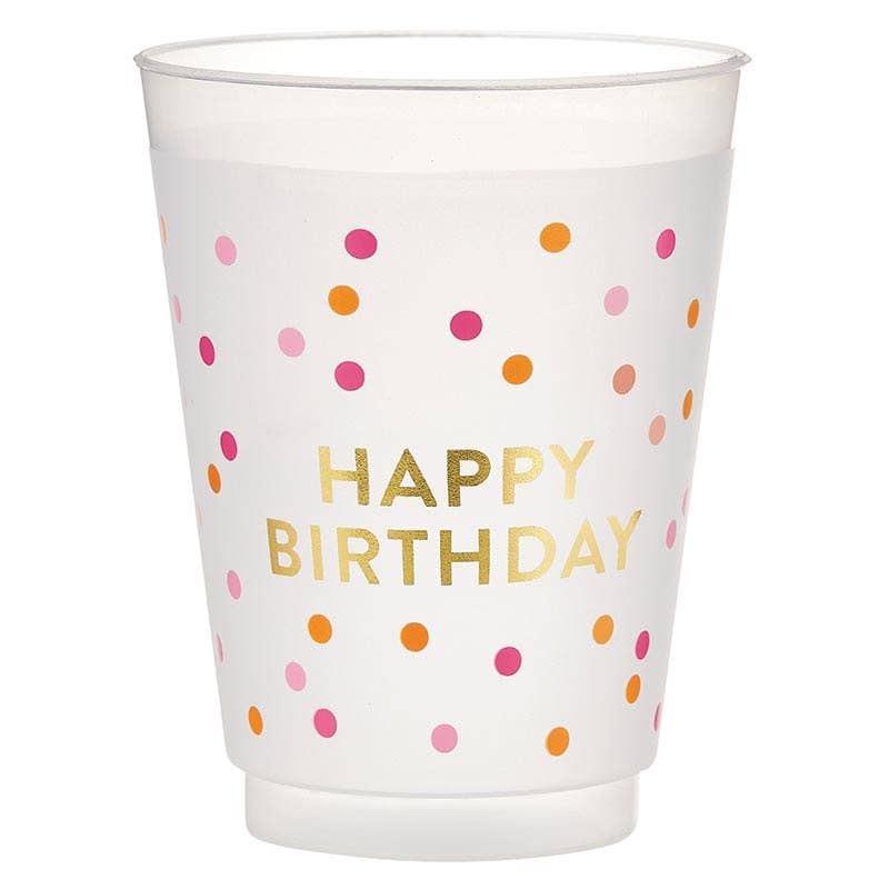 Gold Foil Frost Cup - Happy Birthday - Bria Blair Creative