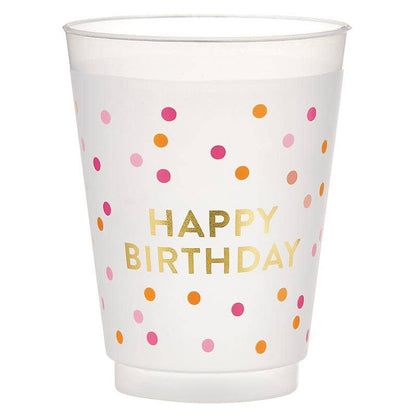 Gold Foil Frost Cup - Happy Birthday - Bria Blair Creative