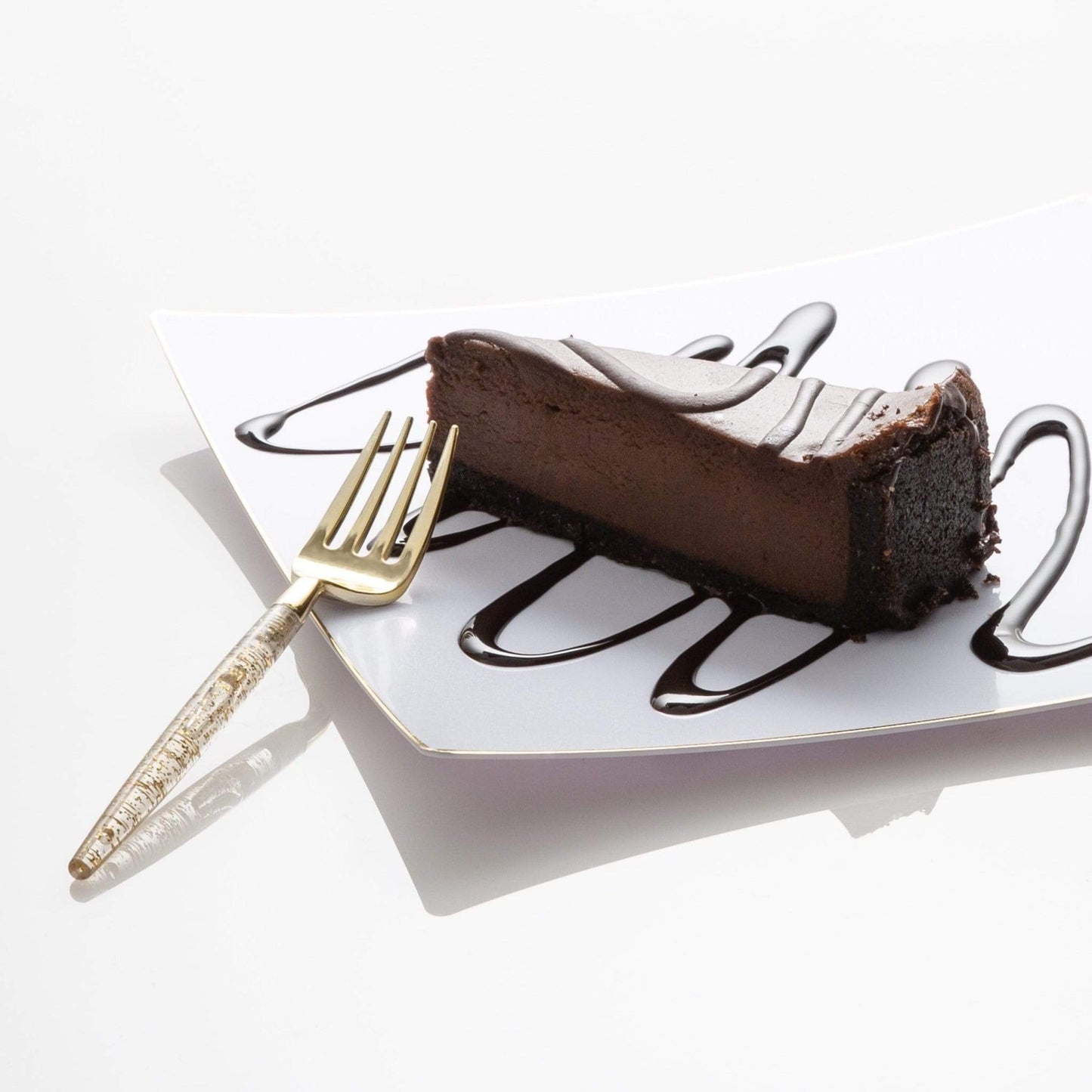 Gold Glitter Plastic Mini Forks | 20 Forks: 20 Mini Forks - Bria Blair Creative
