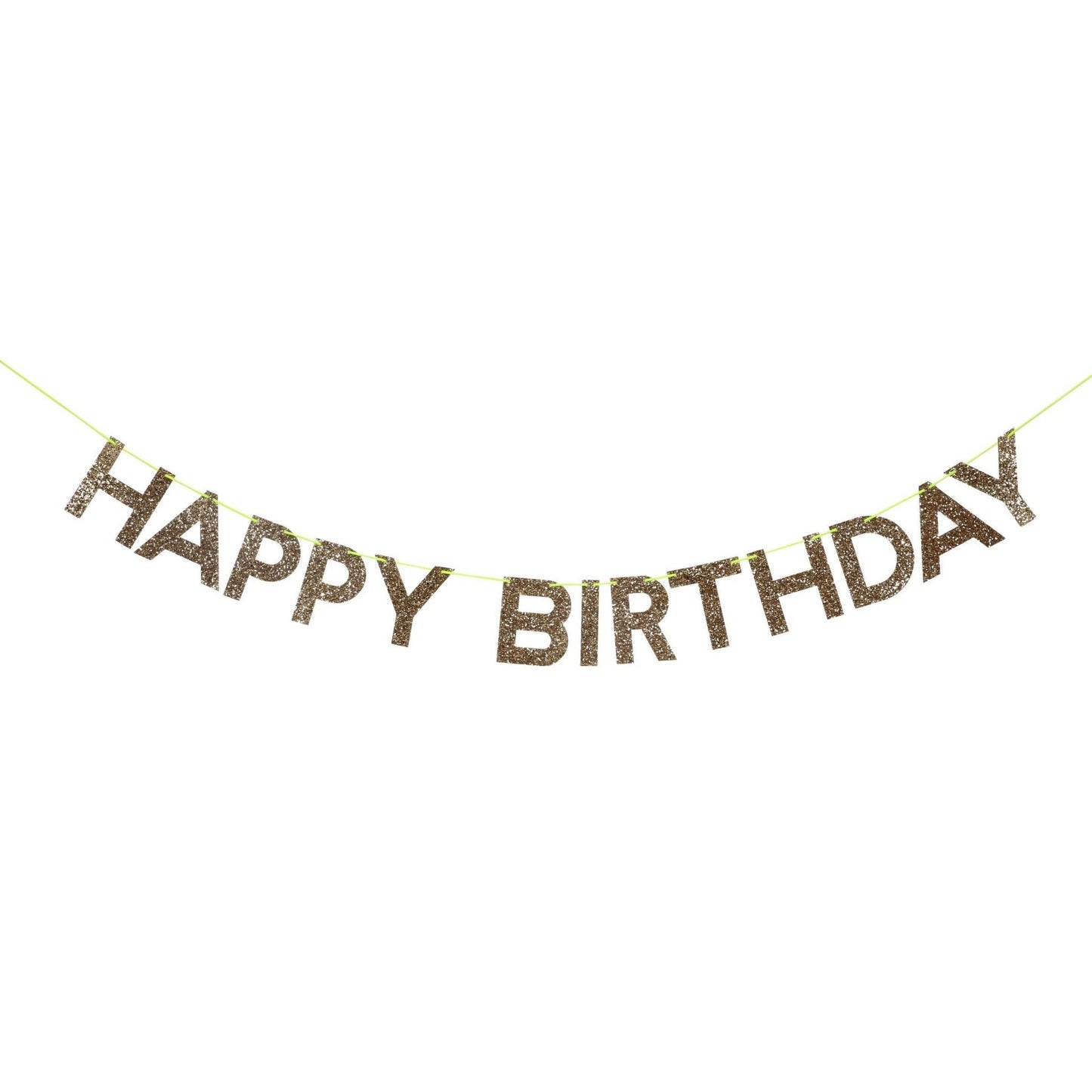 Gold Happy Birthday Garland - Bria Blair Creative