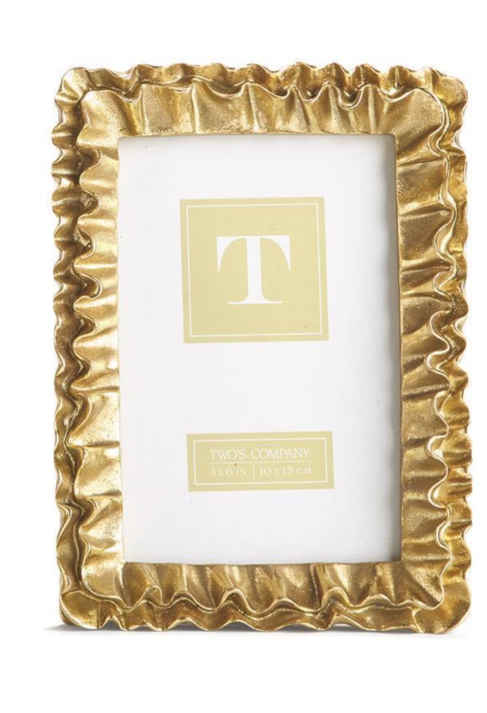 Gold Ruffles Photo Frame - 4x6 - Bria Blair Creative