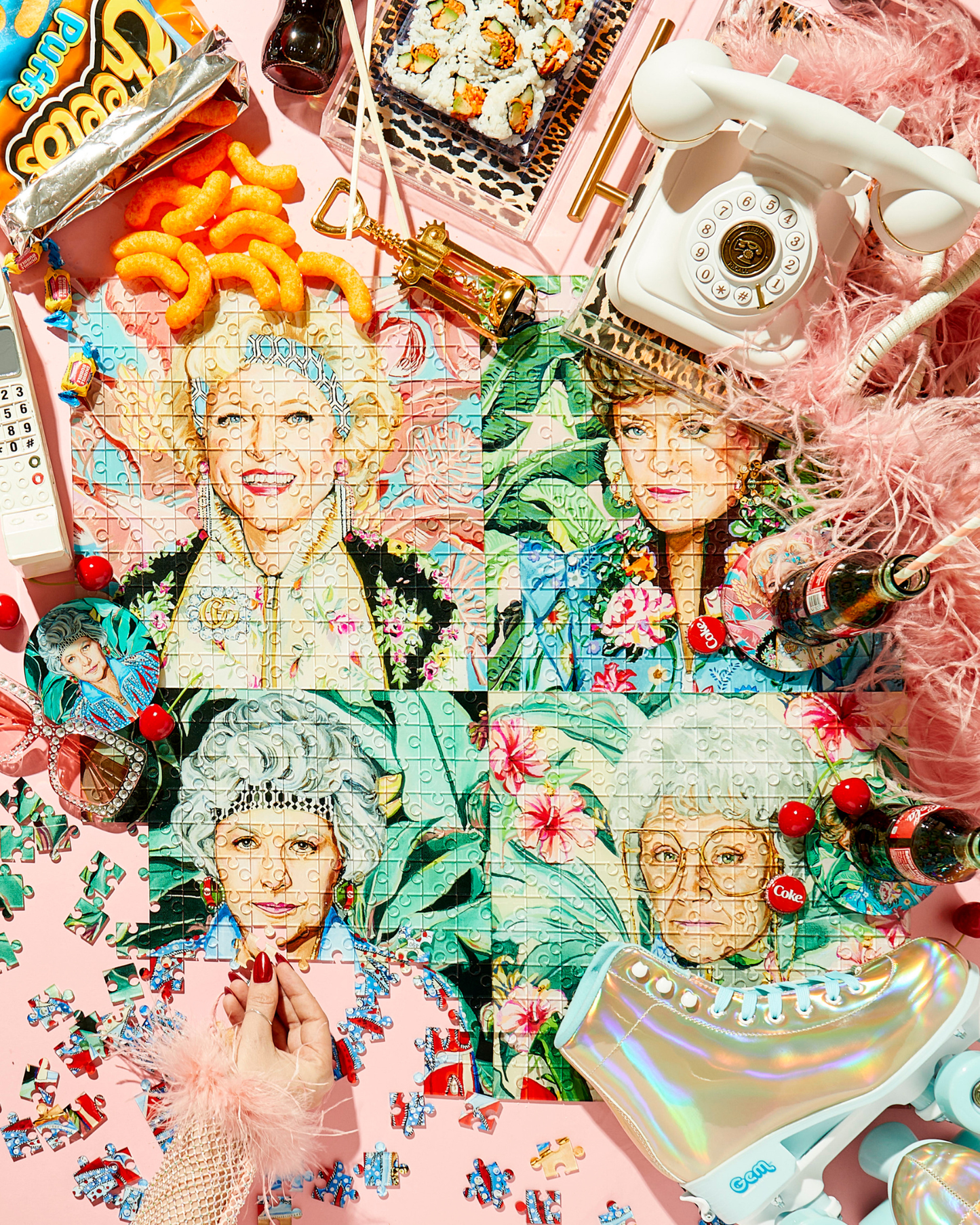 Golden Gals Acrylic Puzzle - Bria Blair Creative