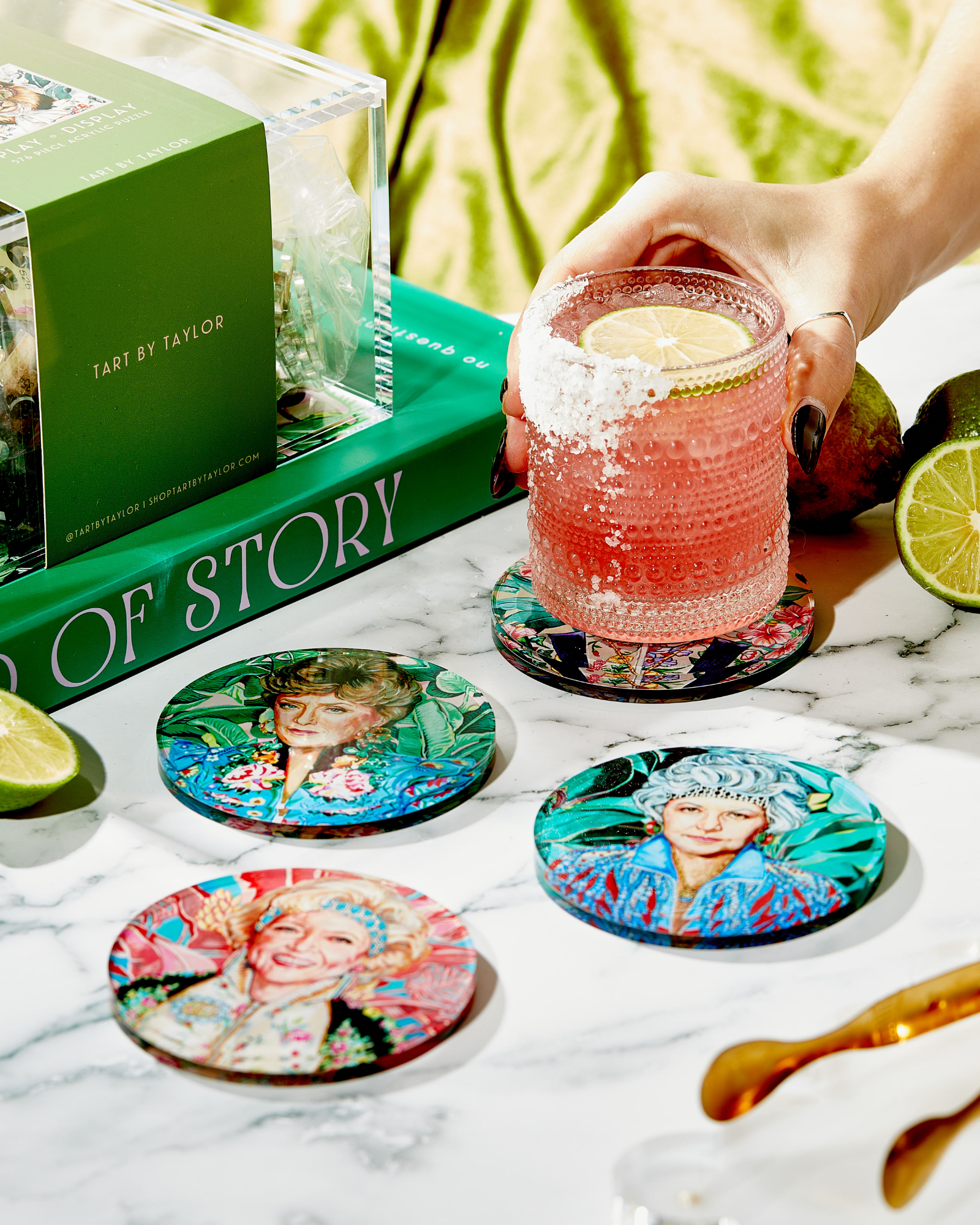 Golden Gals Coasters - Assorted - Bria Blair Creative