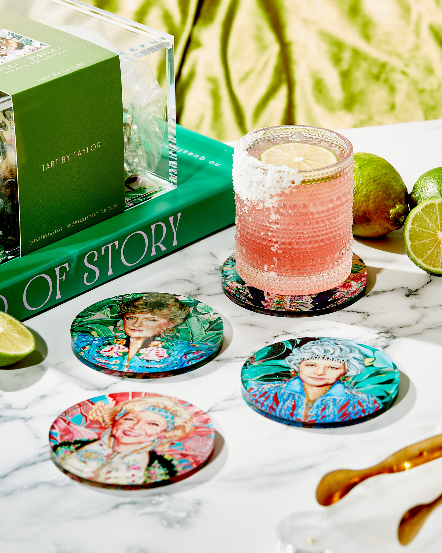 Golden Gals Coasters - Assorted - Bria Blair Creative