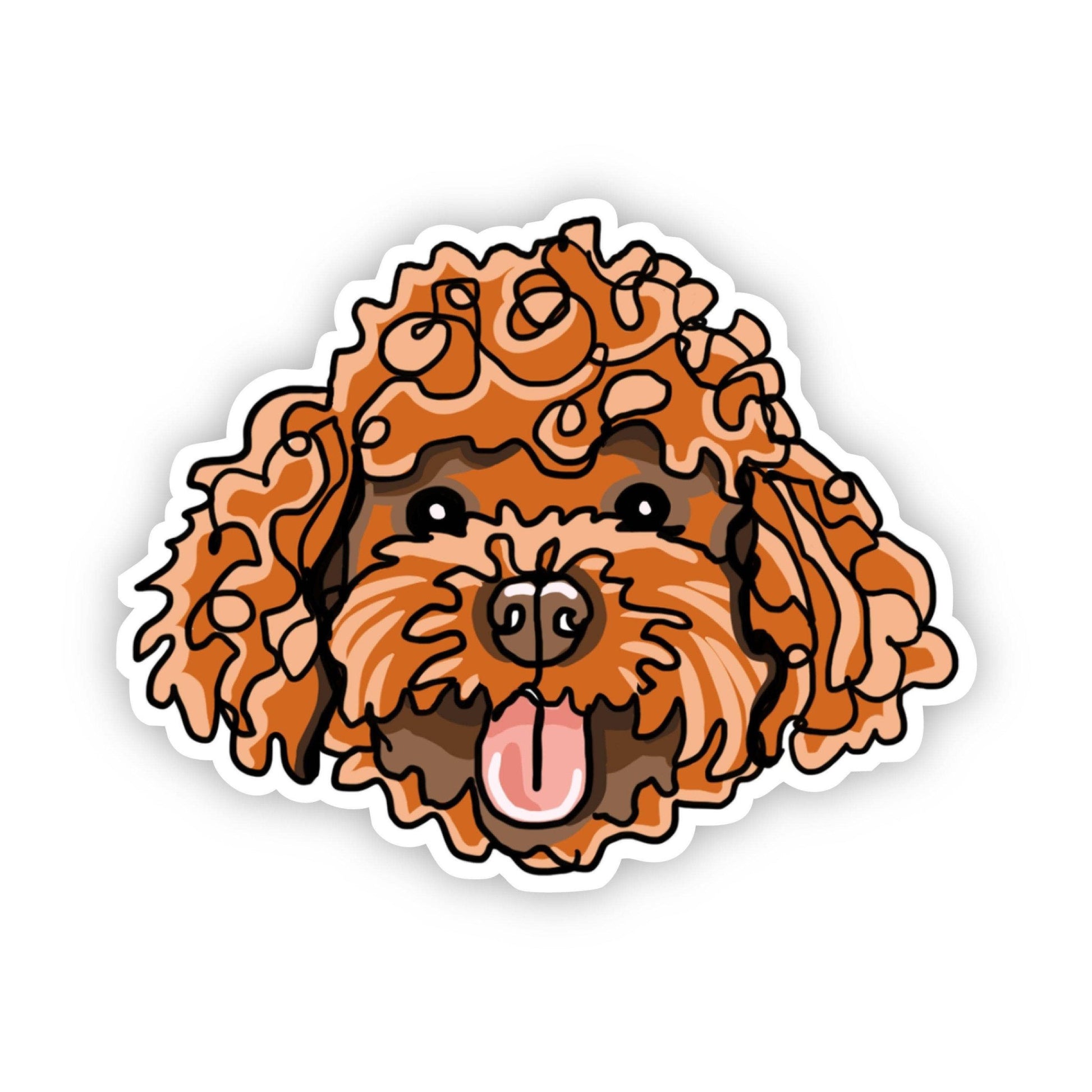 Goldendoodle Dog Sticker - Bria Blair Creative