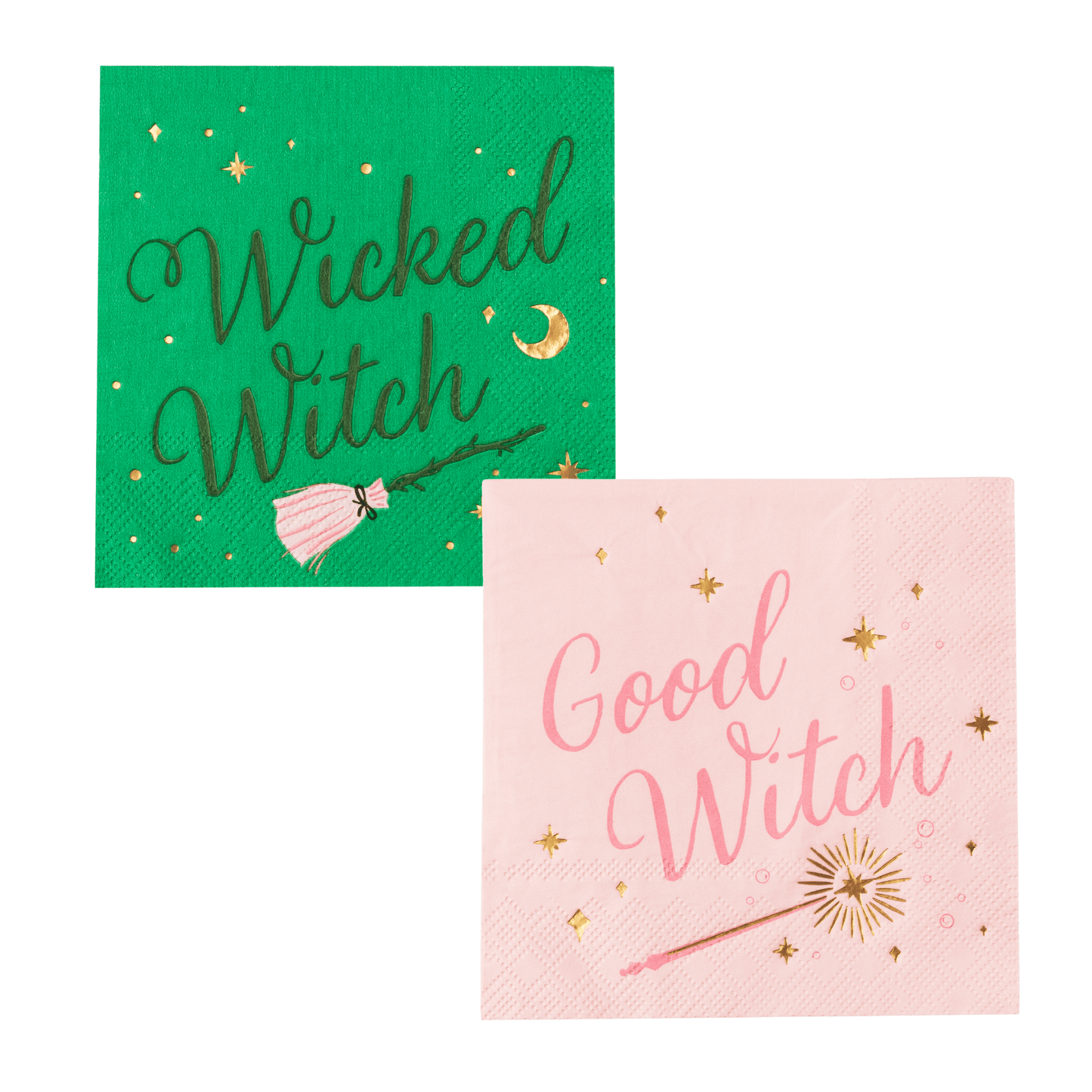 GOOD & WICKED WITCH COCKTAIL NAPKINS - Bria Blair Creative