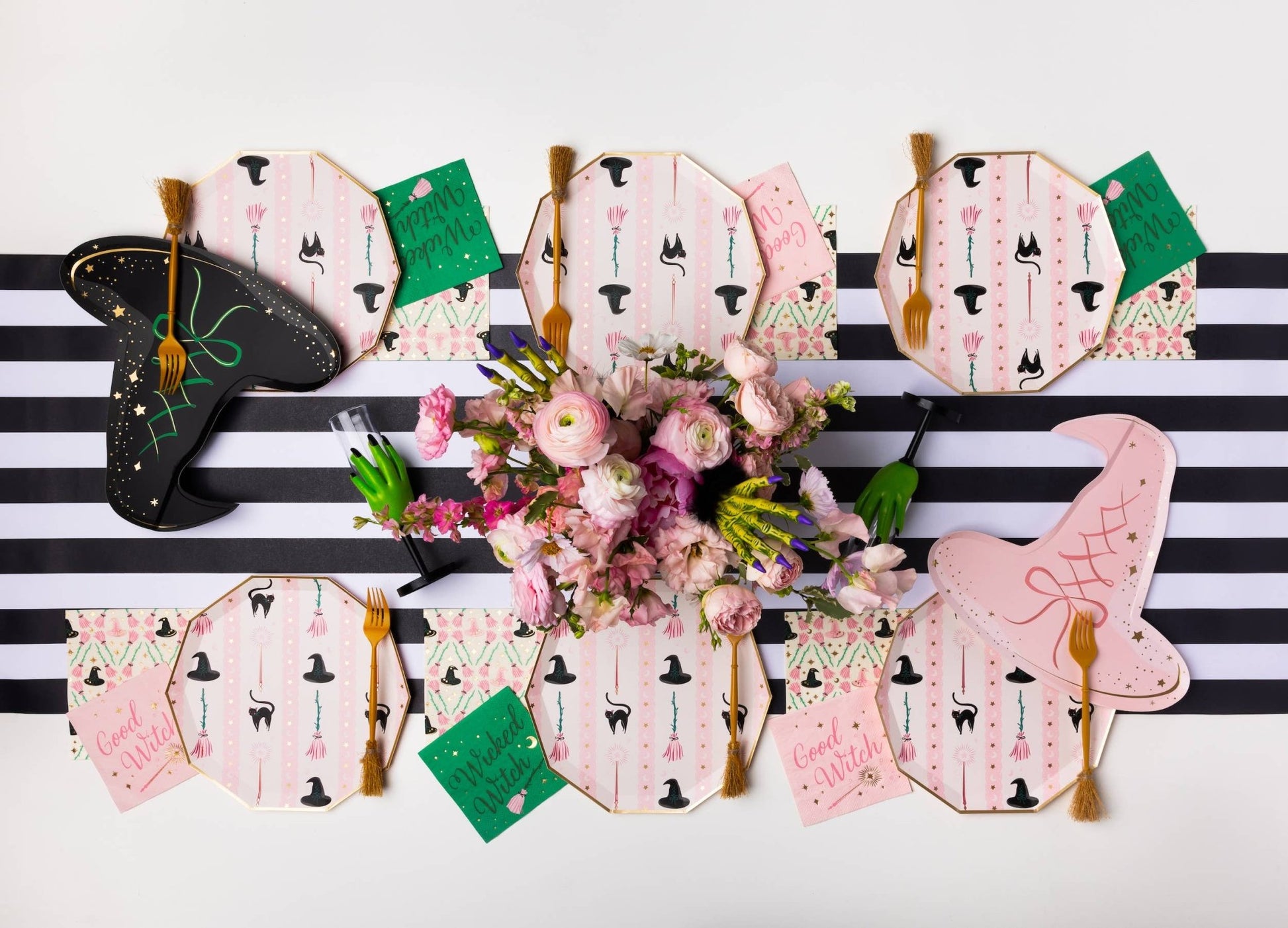GOOD & WICKED WITCH COCKTAIL NAPKINS - Bria Blair Creative