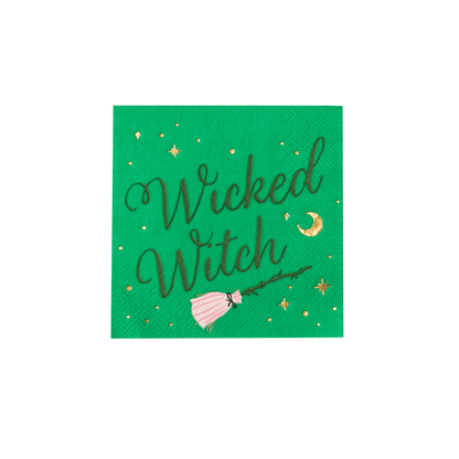 GOOD & WICKED WITCH COCKTAIL NAPKINS - Bria Blair Creative