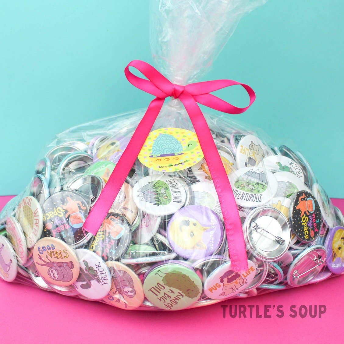 Grab and Go - Pinback Buttons (Assorted) - Bria Blair Creative