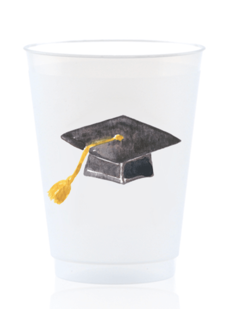 Graduation Cap Shatterproof Cup - Bria Blair Creative