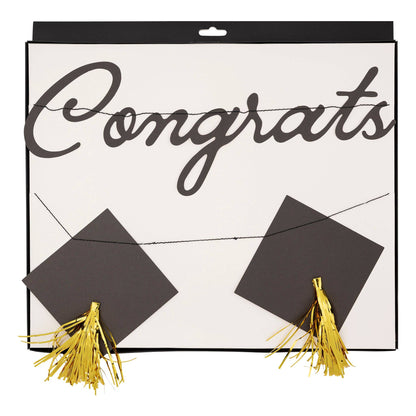 GRD1002 - Congrats Grad Cap Banner Set - Bria Blair Creative