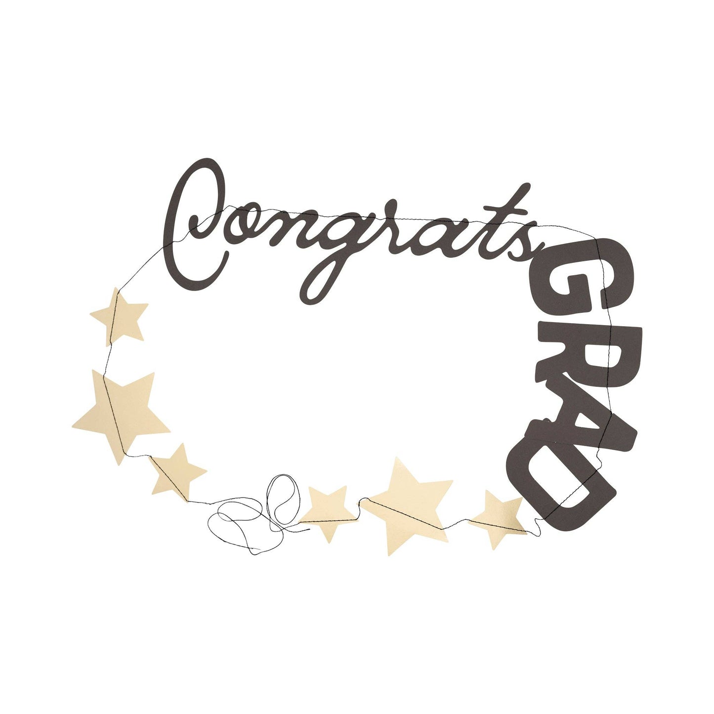 GRD1002 - Congrats Grad Cap Banner Set - Bria Blair Creative