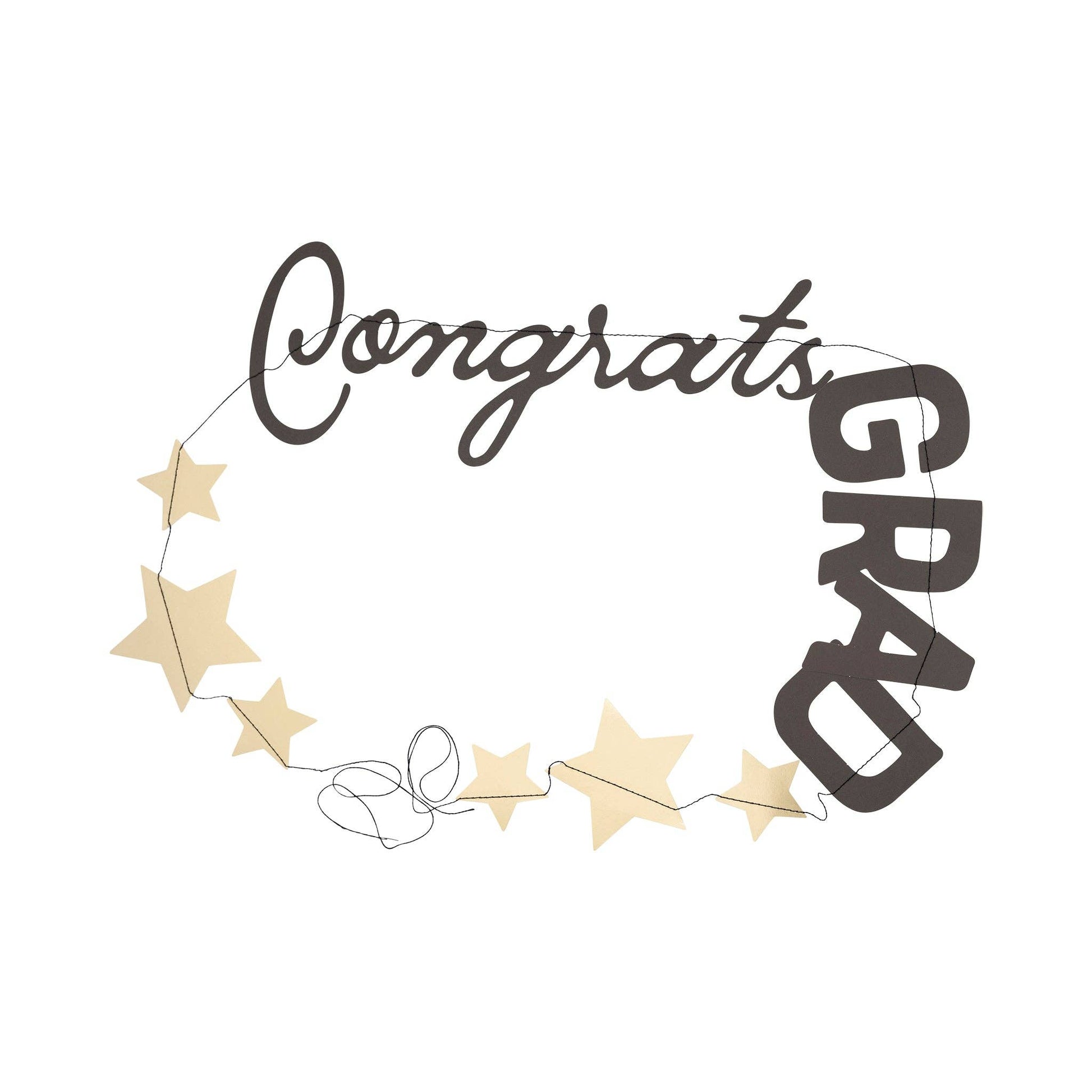 GRD1002 - Congrats Grad Cap Banner Set - Bria Blair Creative