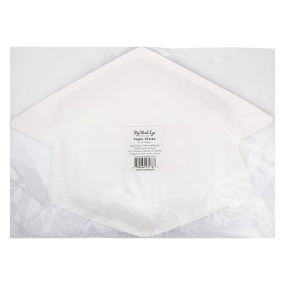 GRD1043 - Graduation Cap Shaped Paper Plate - Bria Blair Creative