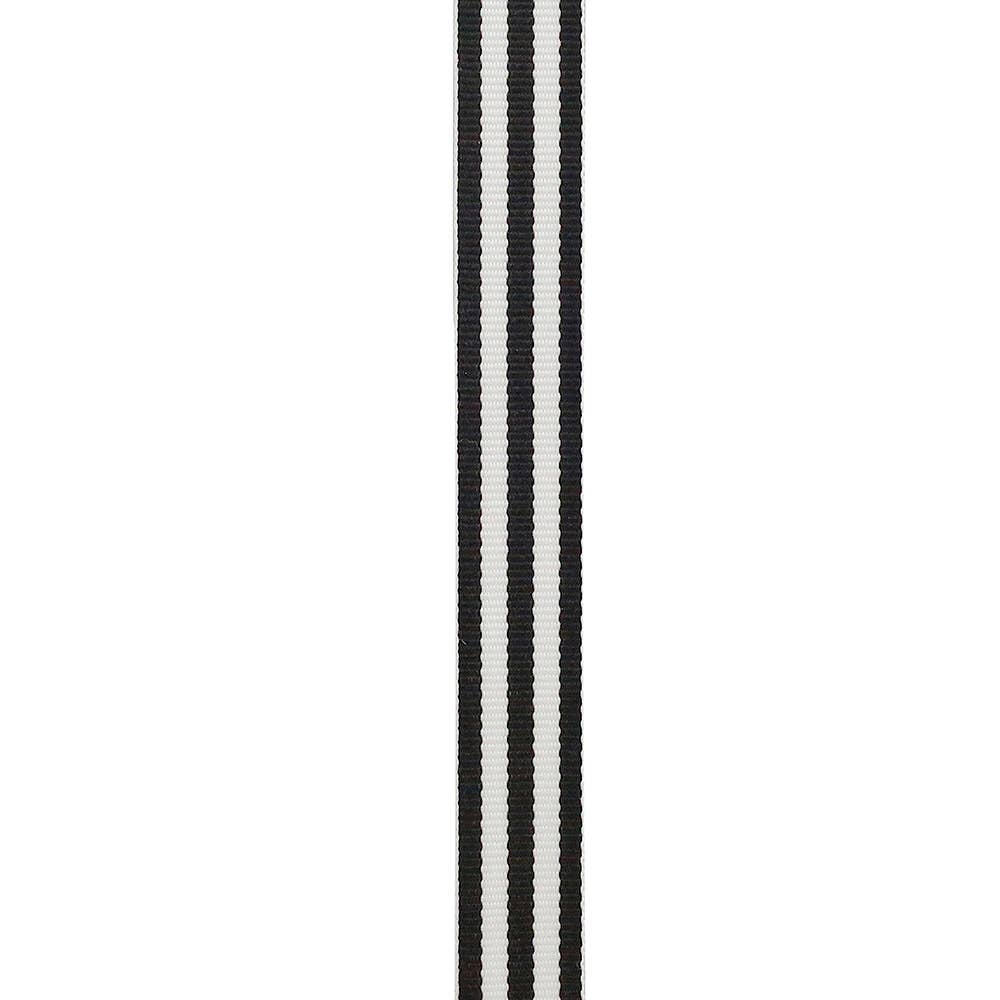 Grosgrain Stripes Ribbon, Black, 5/8 In, 25 Yards - Bria Blair Creative