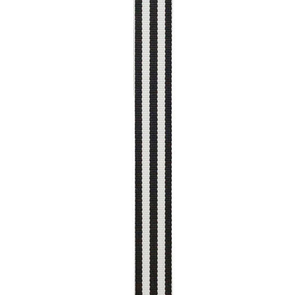 Grosgrain Stripes Ribbon, Black, 5/8 In, 25 Yards - Bria Blair Creative