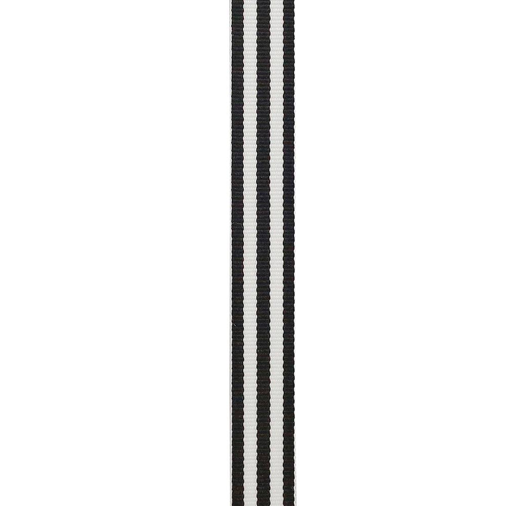 Grosgrain Stripes Ribbon, Black, 5/8 In, 25 Yards - Bria Blair Creative