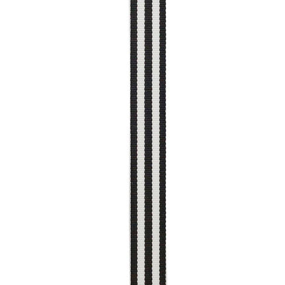 Grosgrain Stripes Ribbon, Black, 5/8 In, 25 Yards - Bria Blair Creative