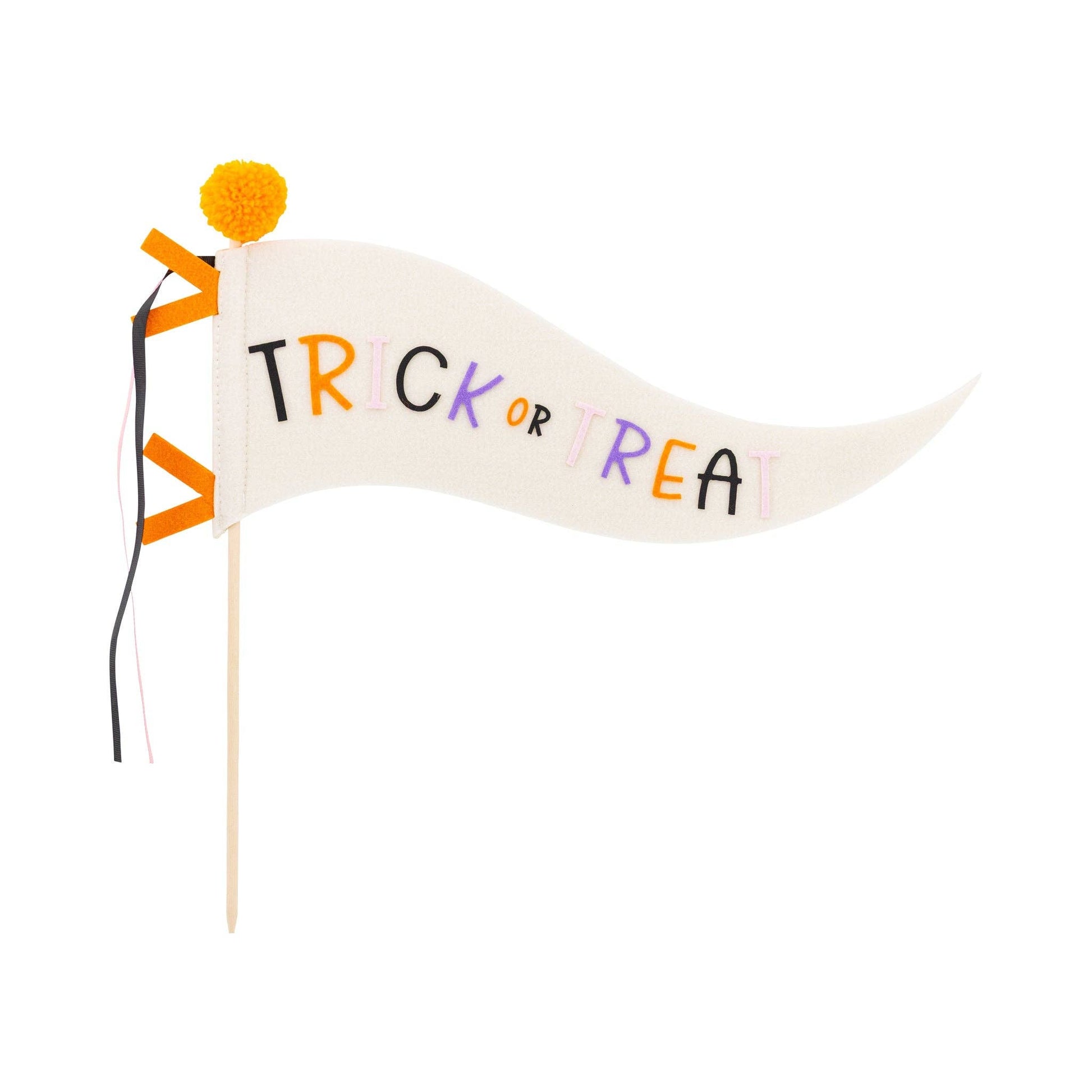 GVP1215 - Trick or Treat Felt Pennant - Bria Blair Creative