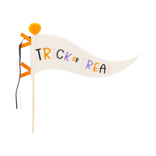 GVP1215 - Trick or Treat Felt Pennant - Bria Blair Creative