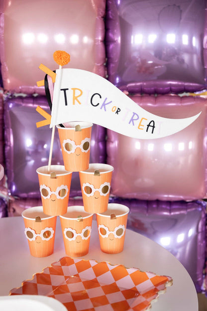 GVP1215 - Trick or Treat Felt Pennant - Bria Blair Creative