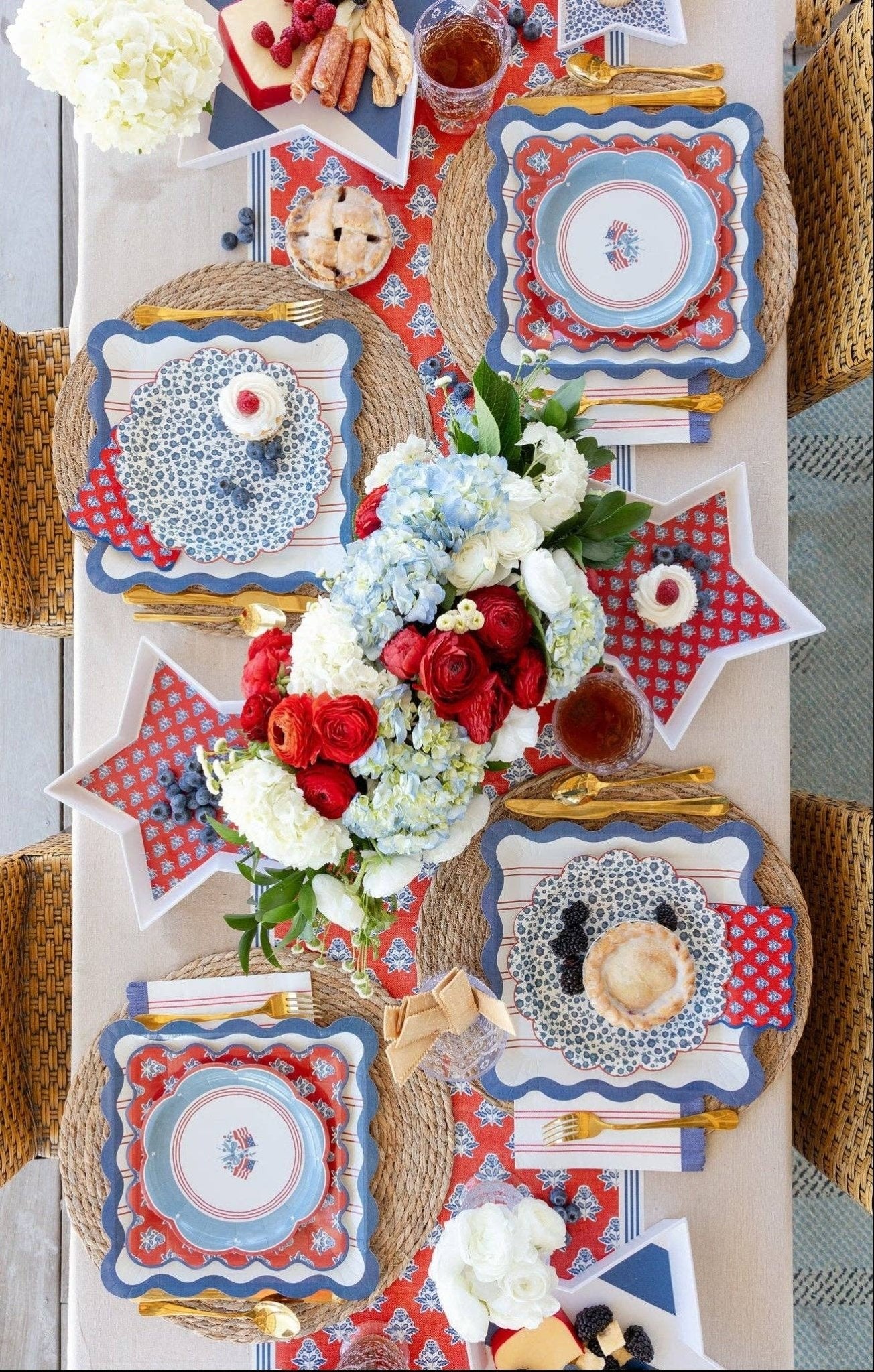 HAM1215 - Floral Table Runner - Bria Blair Creative
