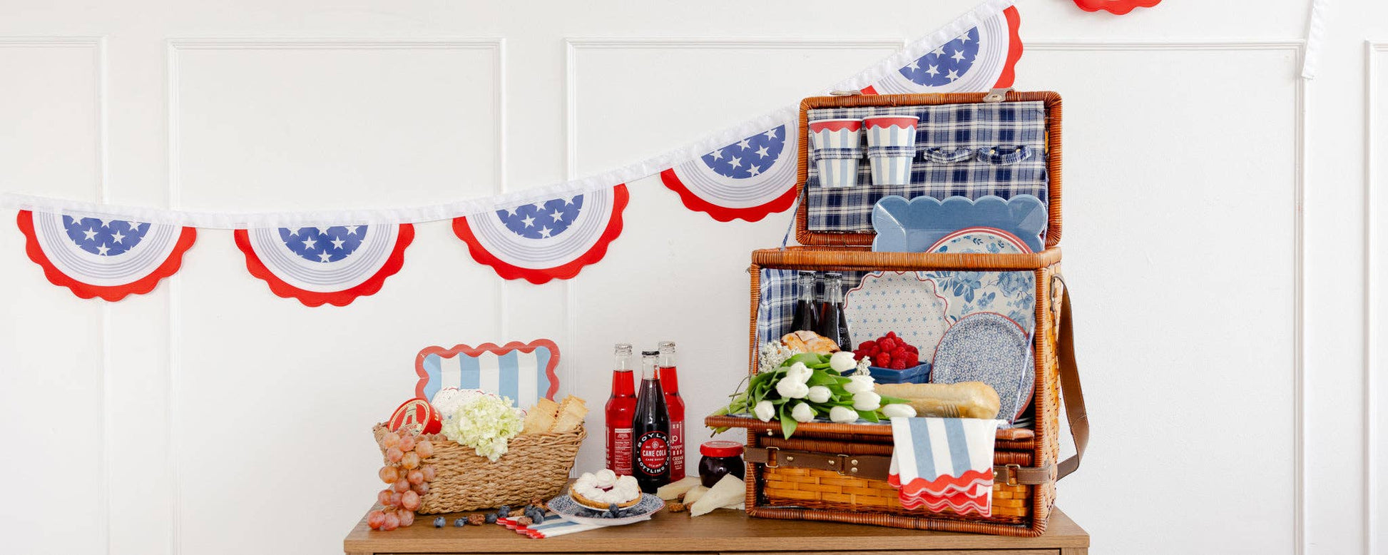 Hamptons Bunting Outdoor Banner - Bria Blair Creative
