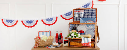 Hamptons Bunting Outdoor Banner - Bria Blair Creative