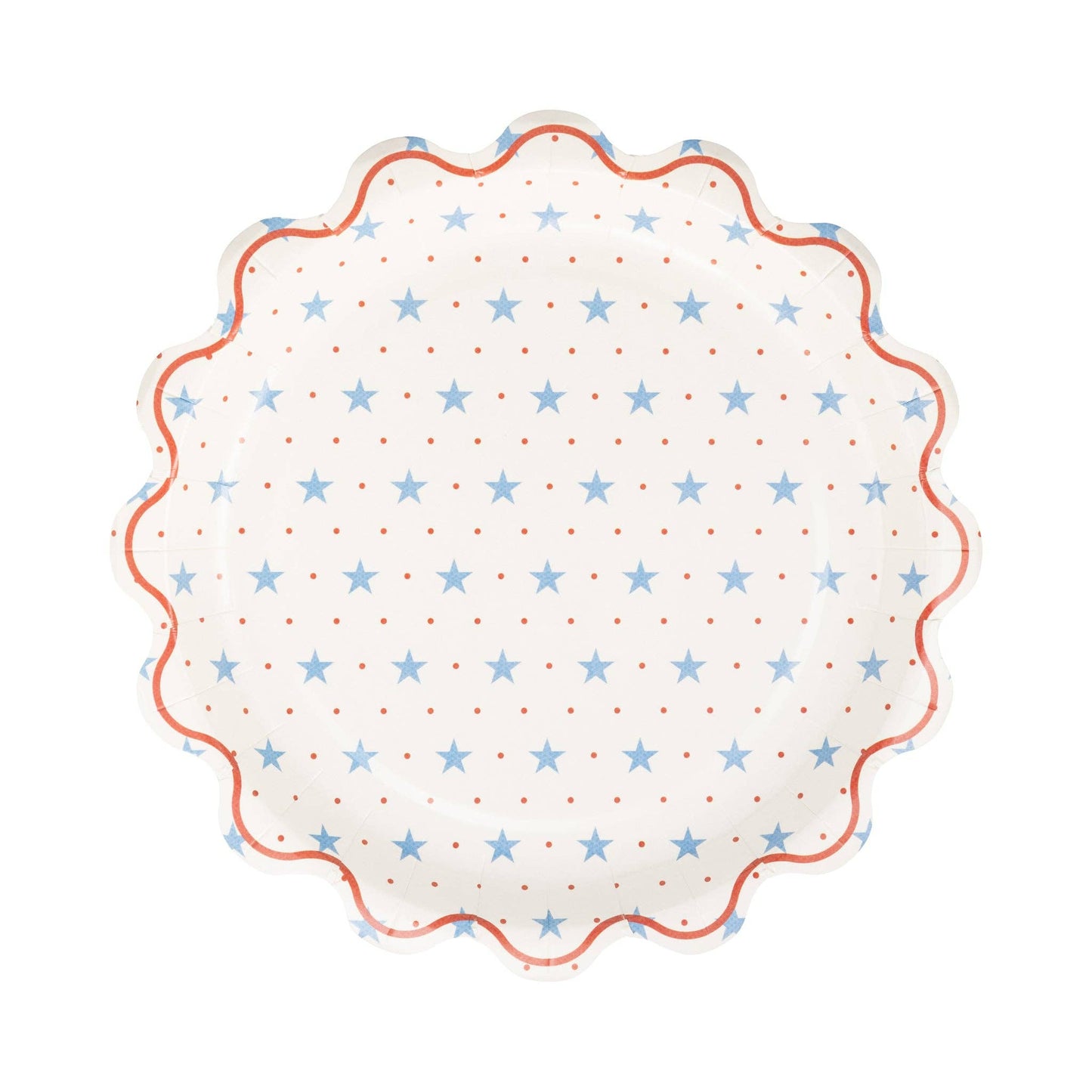 Hamptons Petite Stars 9" Paper Plate - Bria Blair Creative