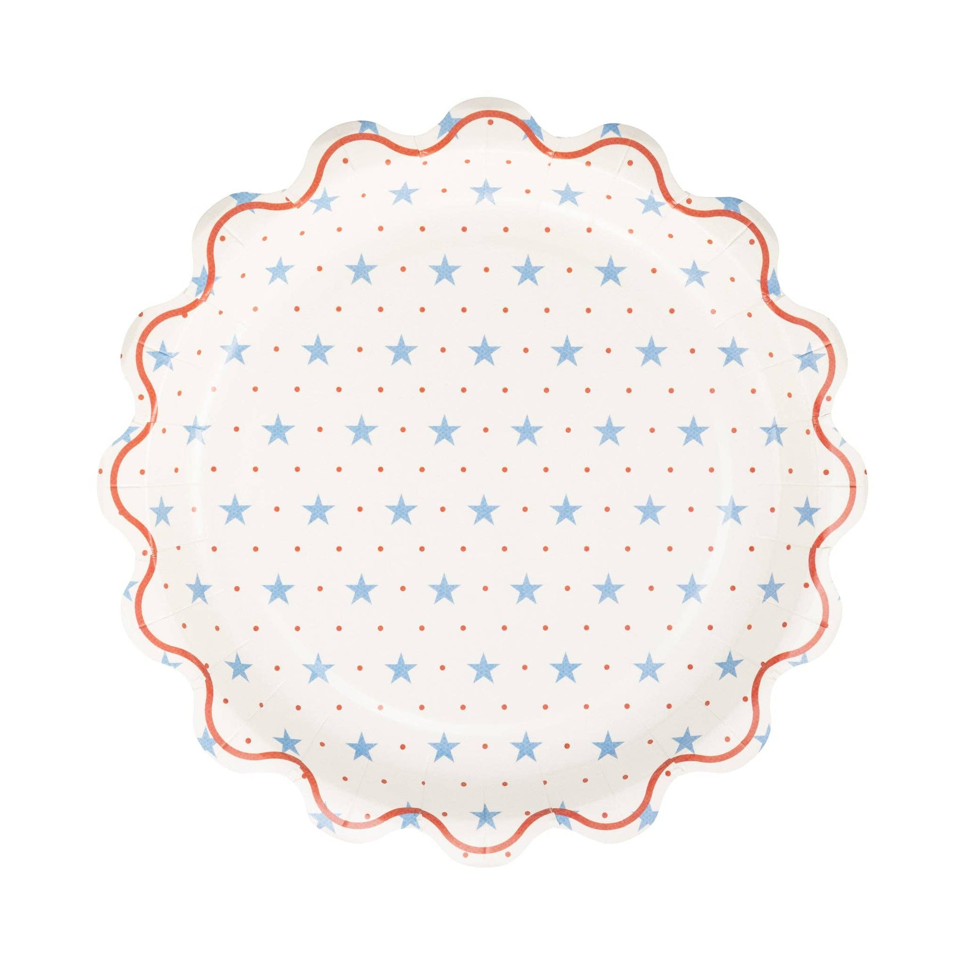 Hamptons Petite Stars 9" Paper Plate - Bria Blair Creative