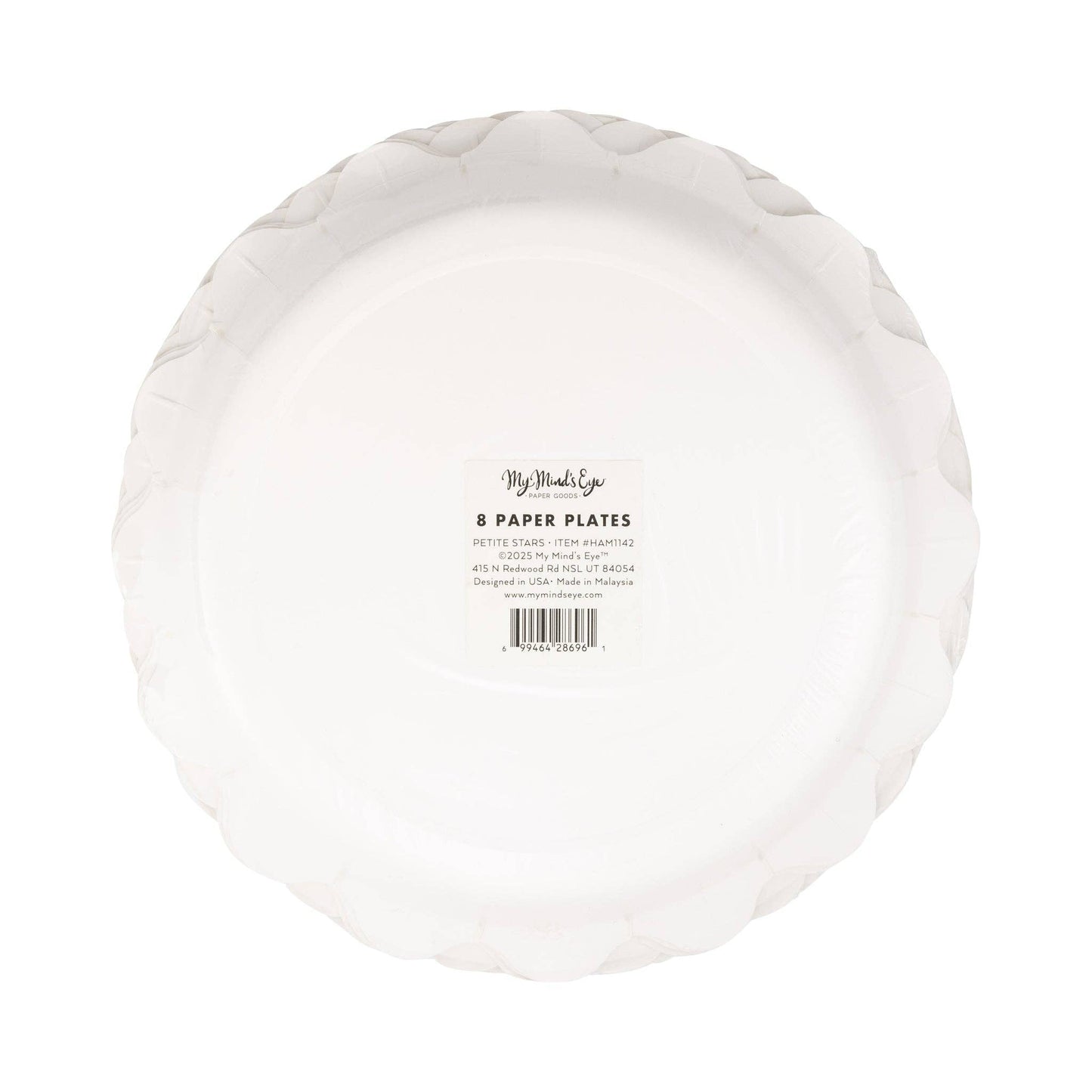 Hamptons Petite Stars 9" Paper Plate - Bria Blair Creative