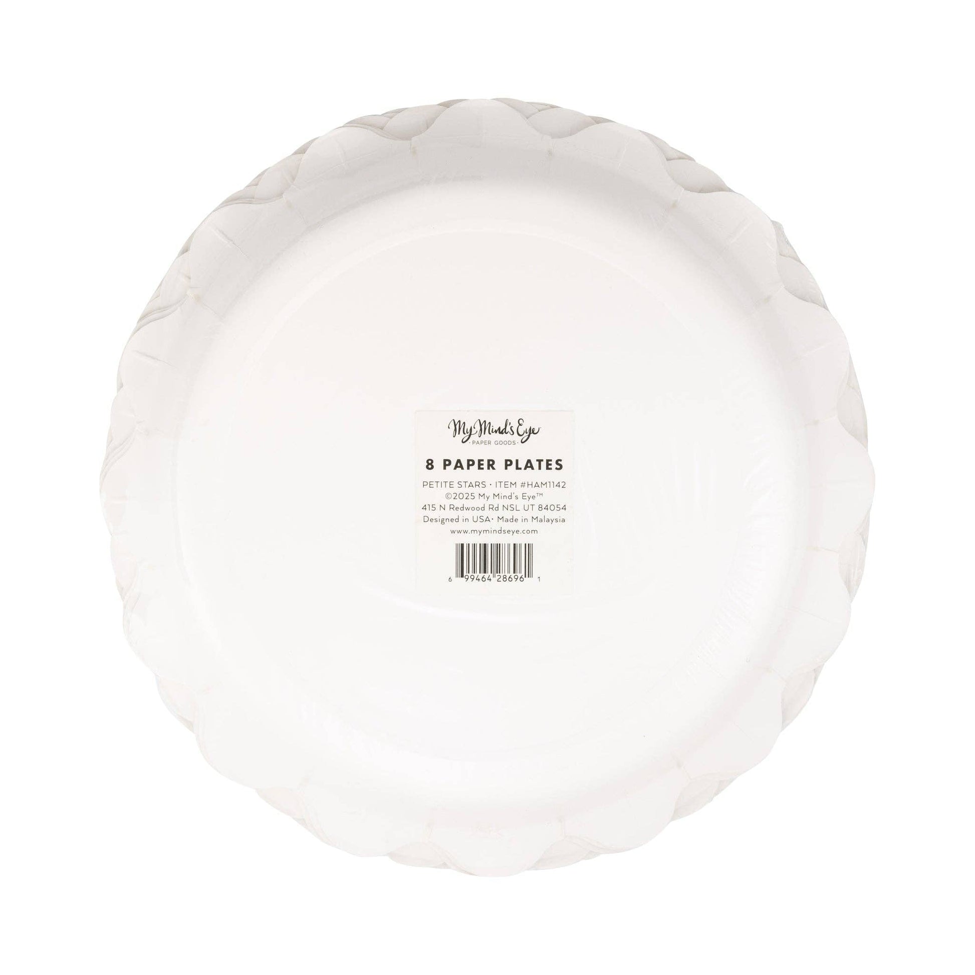 Hamptons Petite Stars 9" Paper Plate - Bria Blair Creative