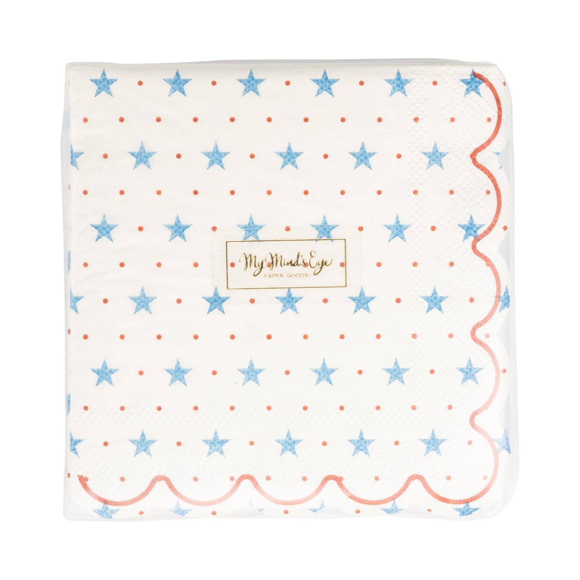 Hamptons Petite Stars Cocktail Paper Napkin - Bria Blair Creative