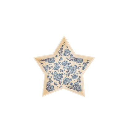 Hamptons Star Shaped Bamboo Reusable Tray Set - Bria Blair Creative