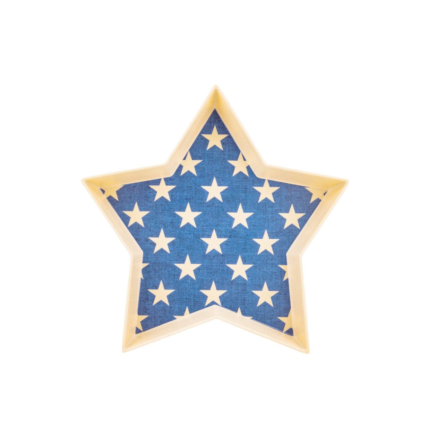 Hamptons Star Shaped Bamboo Reusable Tray Set - Bria Blair Creative