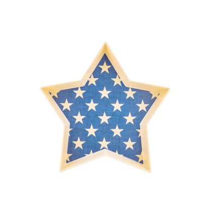 Hamptons Star Shaped Bamboo Reusable Tray Set - Bria Blair Creative