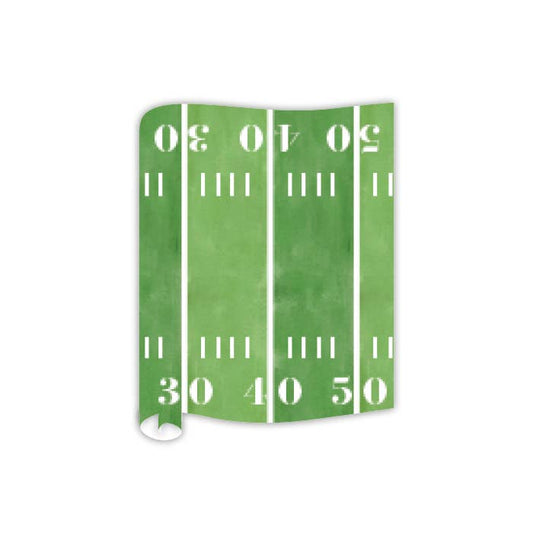 Handpainted Football Field Table Runner - Bria Blair Creative