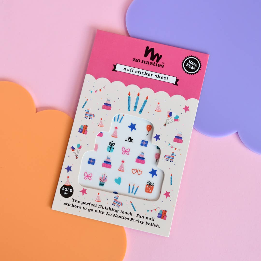 Happy Birthday Kids Nail Stickers - Bria Blair Creative