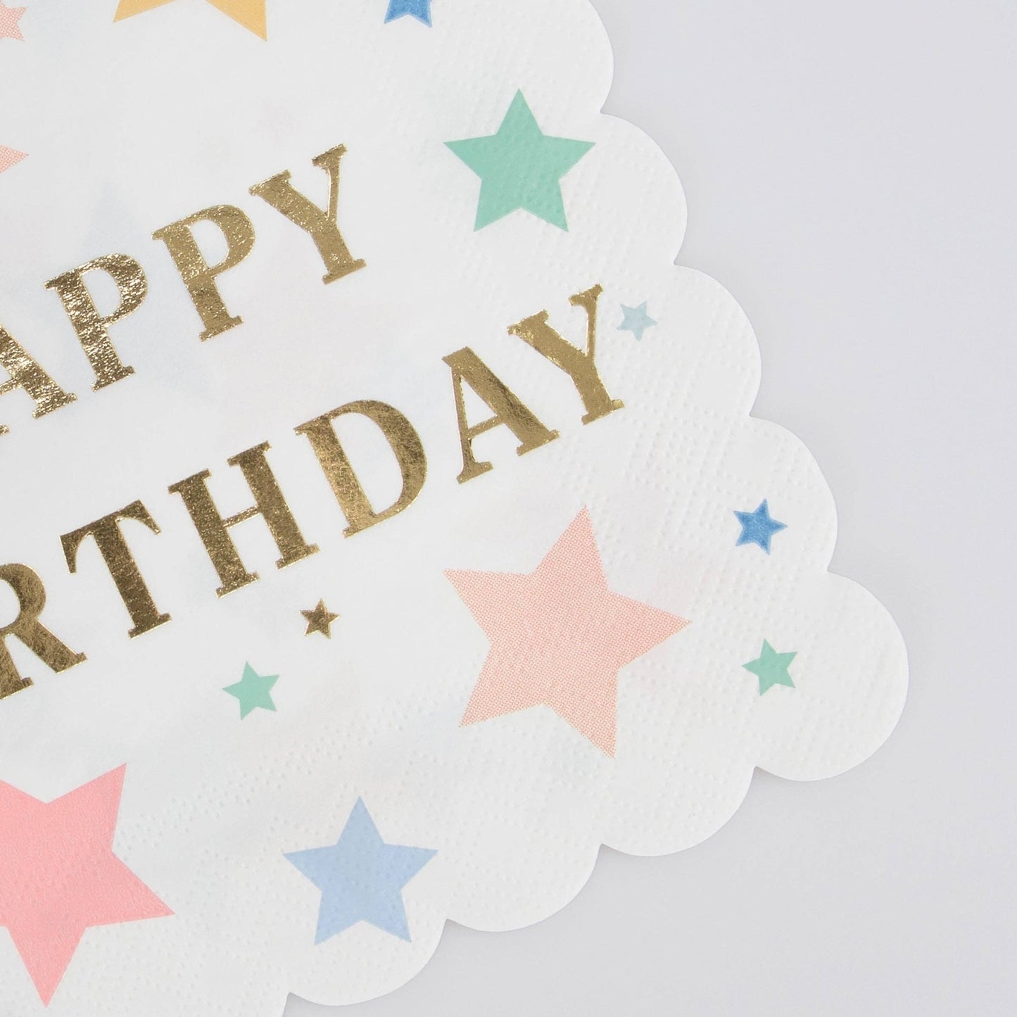 Happy Birthday Stars Large Napkins - Bria Blair Creative