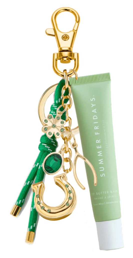 Happy Go Lucky Cluster Bag Charm in Green & Shiny Gold - Bria Blair Creative