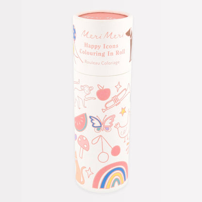 Happy Icons Coloring Roll - Bria Blair Creative