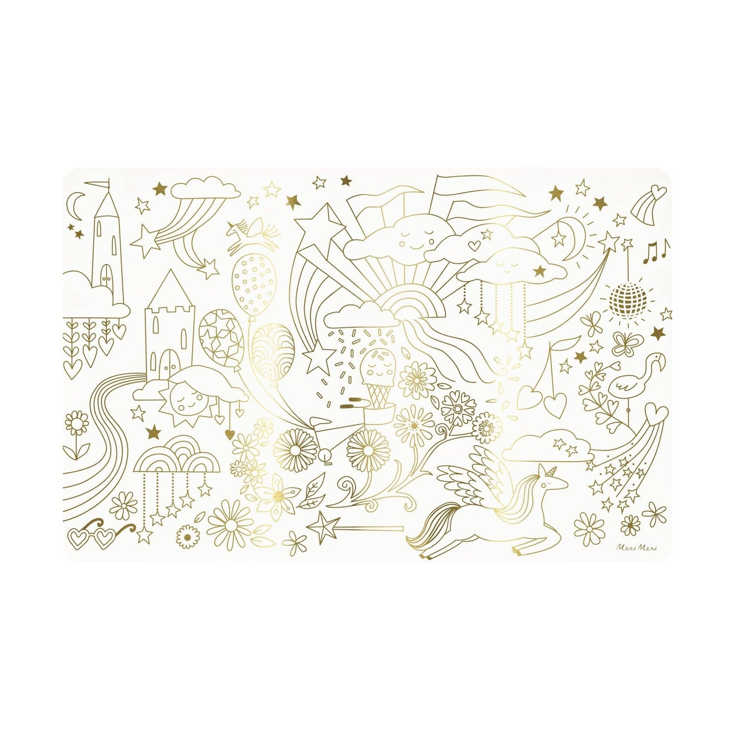 Happy Icons Colouring Placemats - Bria Blair Creative