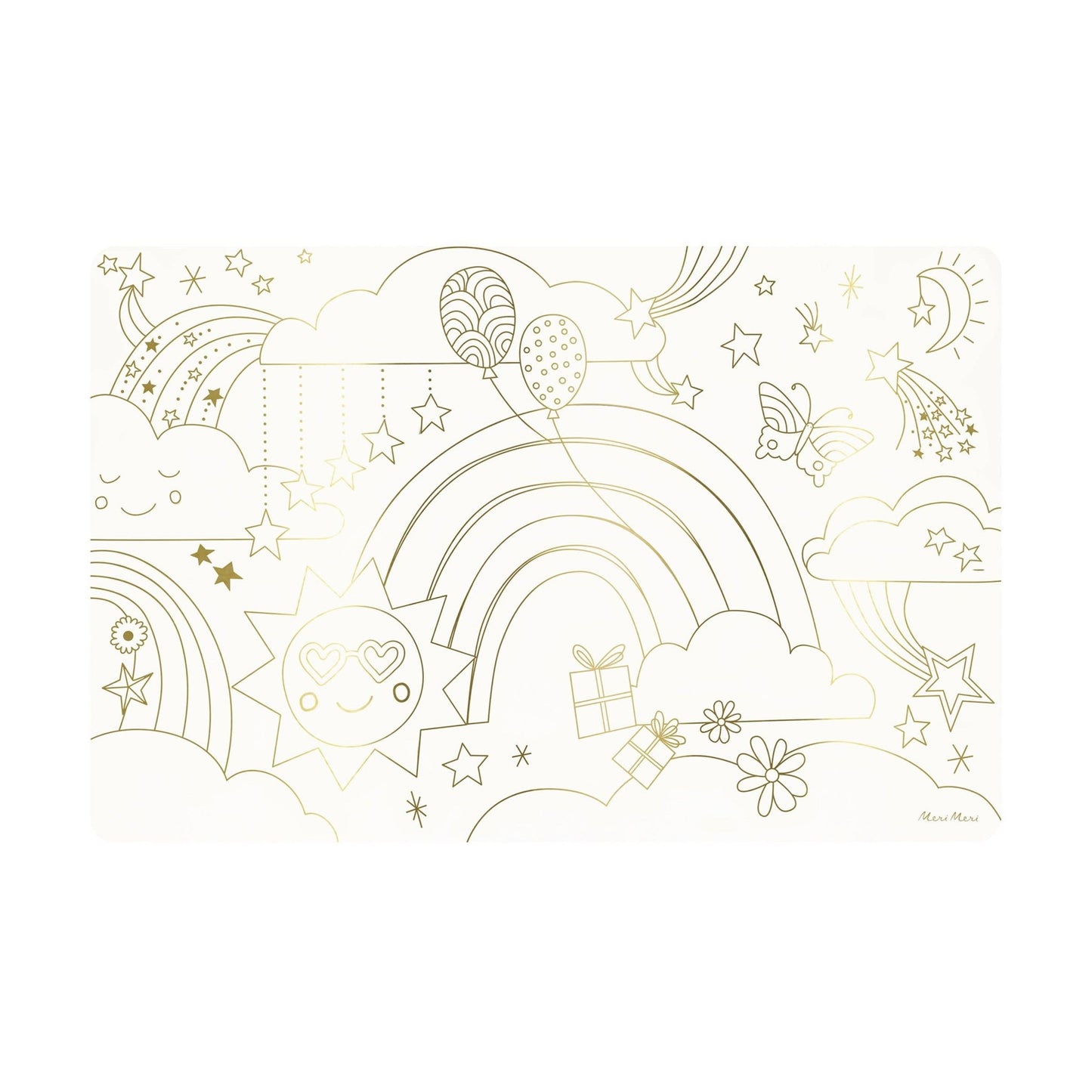 Happy Icons Colouring Placemats - Bria Blair Creative