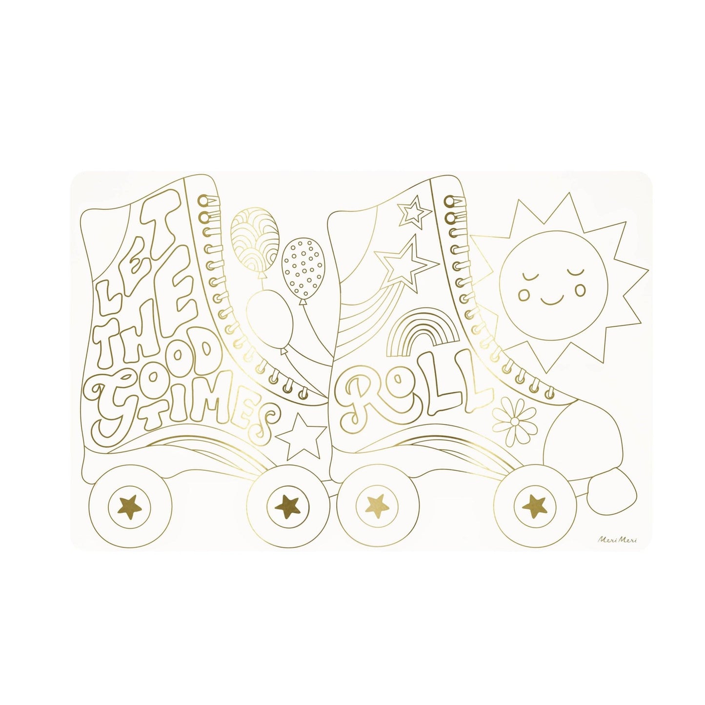 Happy Icons Colouring Placemats - Bria Blair Creative